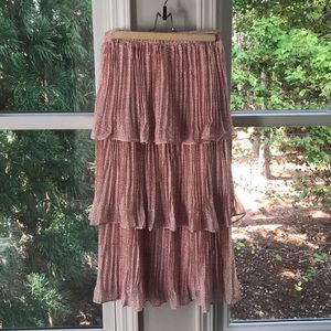 Layered Light Pink Skirt